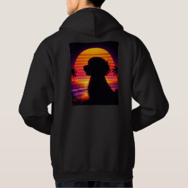 Cockapoo-huvtröja present Estetisk hundälskare Sol Hoodie