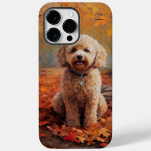 Cockapoo i Höst löv Fall Inspire