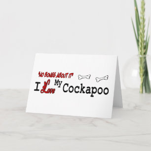 Cockapoo (I Kärlek)-hälsningskort Kort