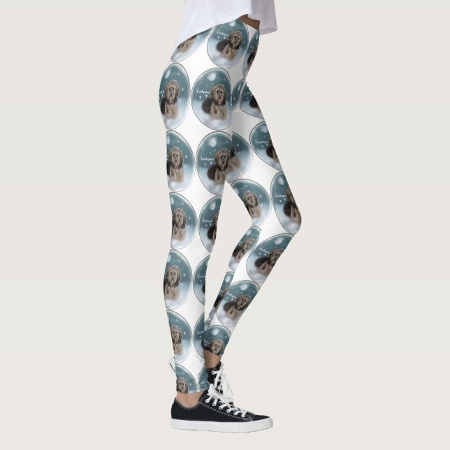 Cockapoo-jul Leggings (Höger)