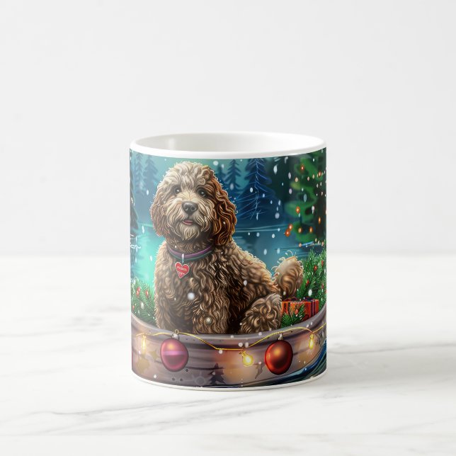 Cockapoo-julfesten Voyage Kaffemugg (Center)