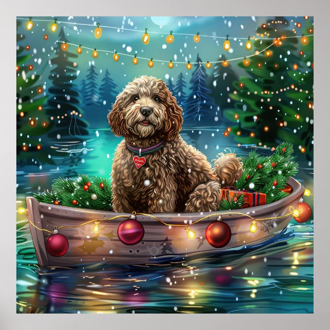Cockapoo-julfesten Voyage Poster (Framsidan)