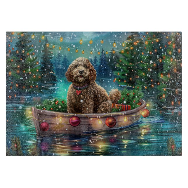 Cockapoo Julfestliga resa (Framsidan)