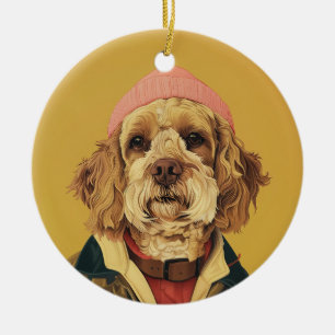 Cockapoo Julgransprydnad Keramik