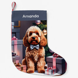 Cockapoo-julklapp Liten Julstrumpa