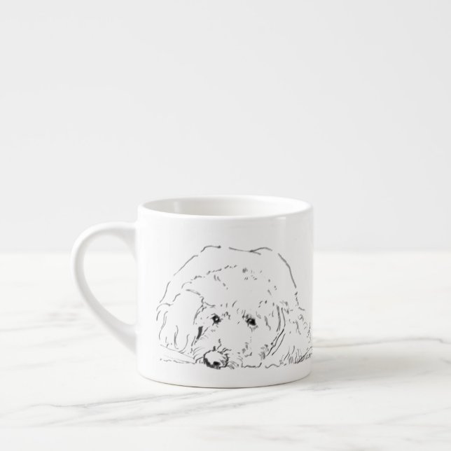 Cockapoo kaffemuggar, presentidéer för hundälskare espressomugg (Vänster)