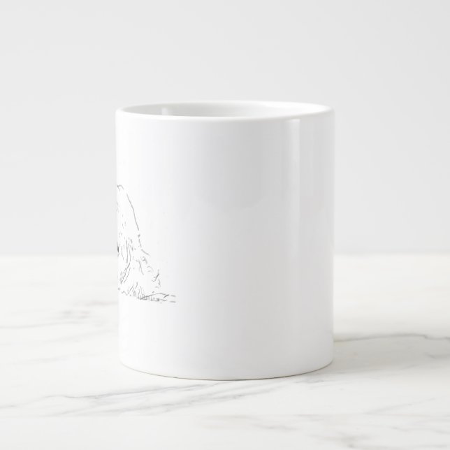 Cockapoo kaffemuggar, presentidéer för hundälskare jumbo mugg (Framsidan)