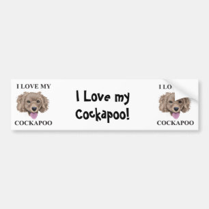 Cockapoo kärlek bildekal