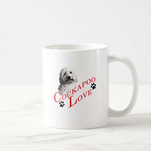Cockapoo kärlek kaffemugg (Höger)