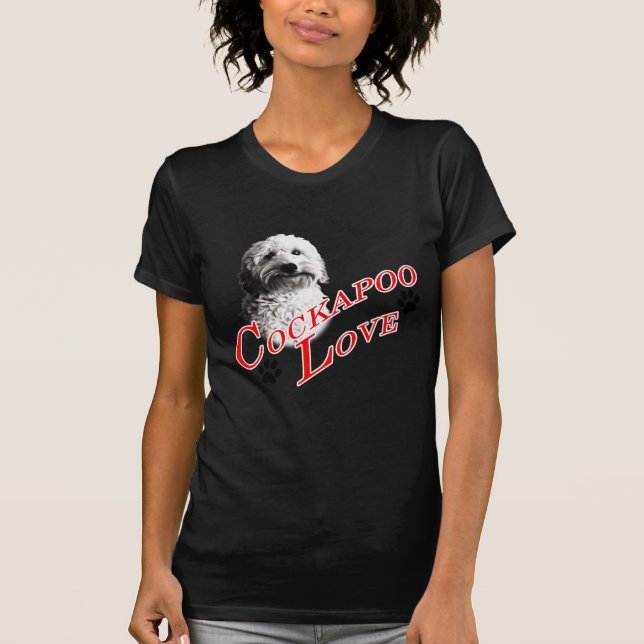 Cockapoo kärlek t-shirt (Framsida)