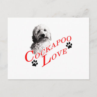 Cockapoo Kärlek Vykort