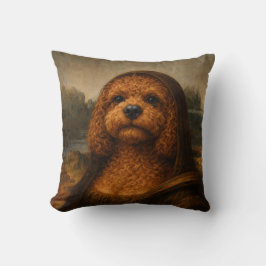 Cockapoo Kudd | Rolig Hundägare Konst Kudde