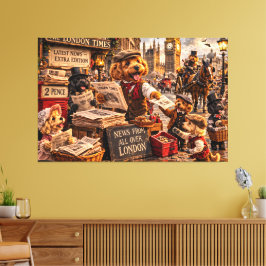 Cockapoo London Wall Art – Vintage Art Canvastryck