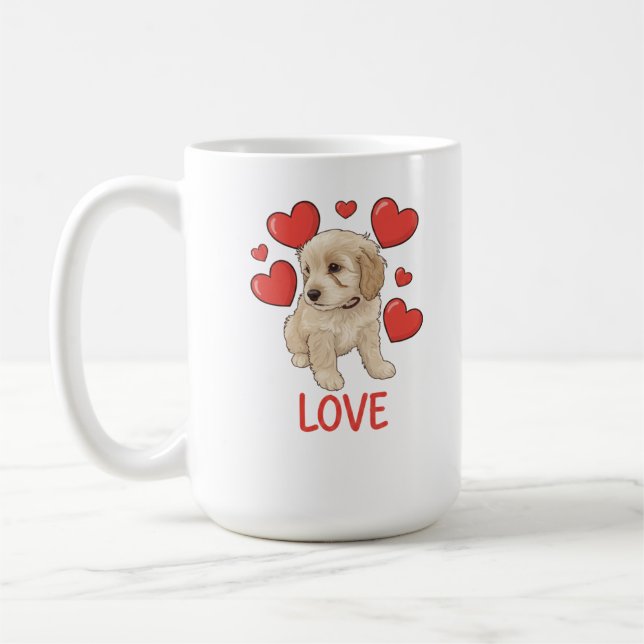 Cockapoo Love Kaffemugg (Vänster)