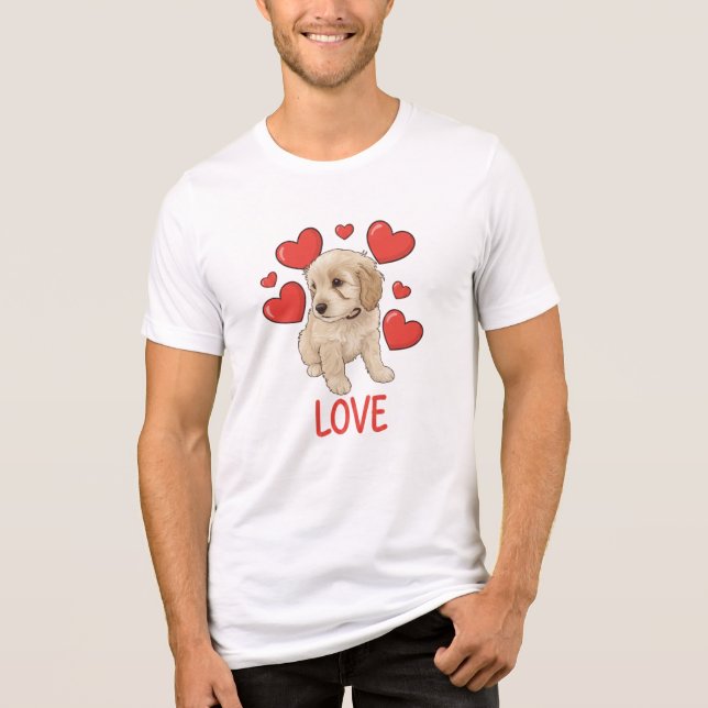 Cockapoo Love T Shirt (Framsida)