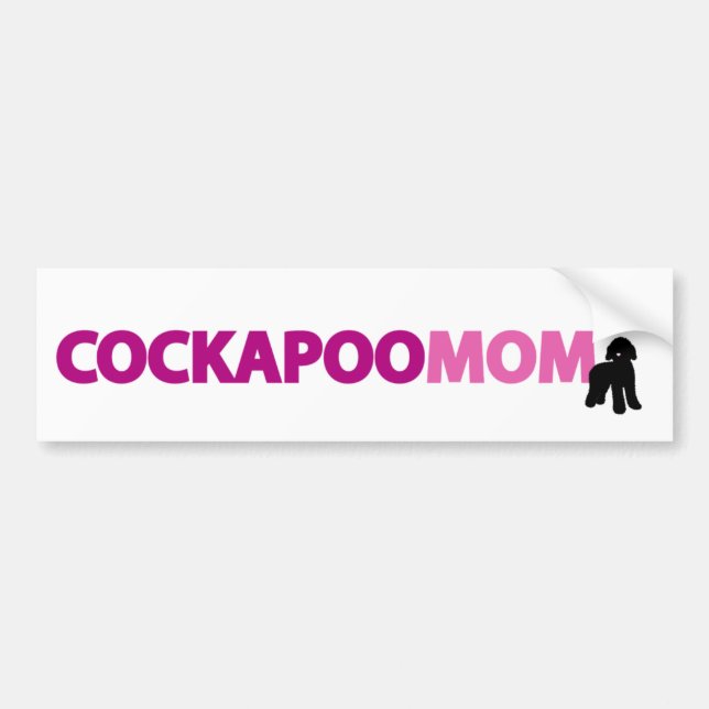 Cockapoo mamma bildekal (Framsidan)