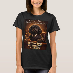 Cockapoo Mamma Domstol T-Shirt Roligt Present ti