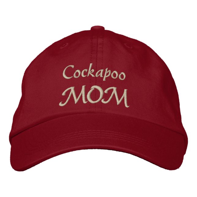 Cockapoo Mamma Gifts Broderad Keps (Framsida)
