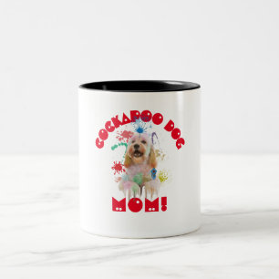 Cockapoo Mamma Hund älskare Best Hund Mamma Två-Tonad Mugg