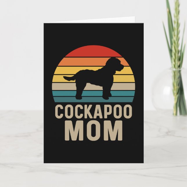 Cockapoo Mamma Kort (Framsida)
