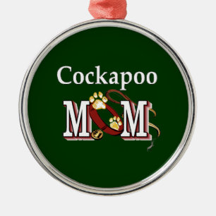 Cockapoo mammagåvor julgransprydnad metall