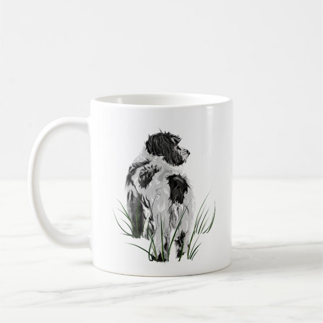 Cockapoo-mugg – Kaffemugg för hundmamma, akvarellk (Vänster)