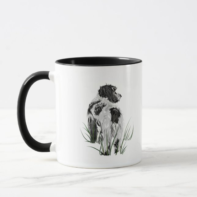 Cockapoo-mugg – Kaffemugg för hundmamma, akvarellk (Vänster)