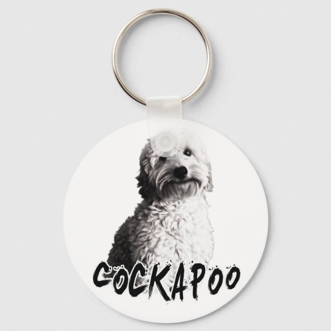 Cockapoo Nyckelring (Framsida)