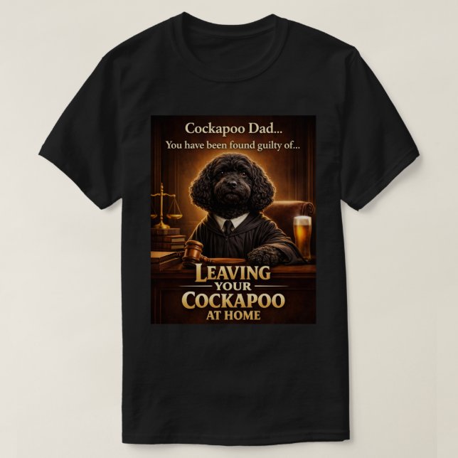 Cockapoo Pappa Tröja | Rolig Hund Pub Present (Design framsida)