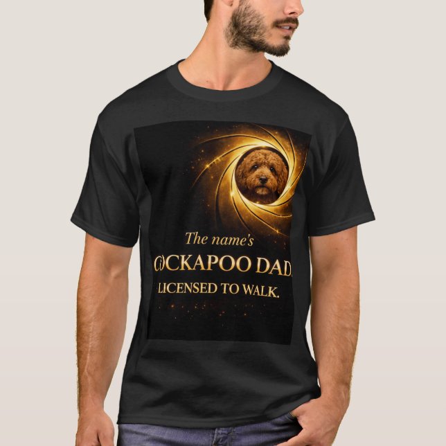 Cockapoo Pappa Tröja | Roligt Hundpromenad Present (Framsida)