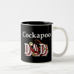 Cockapoo pappamugg Två-Tonad mugg
