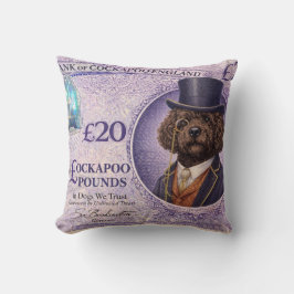 Cockapoo Pillow | Funny Dog Lover Cushion Gift Kudde