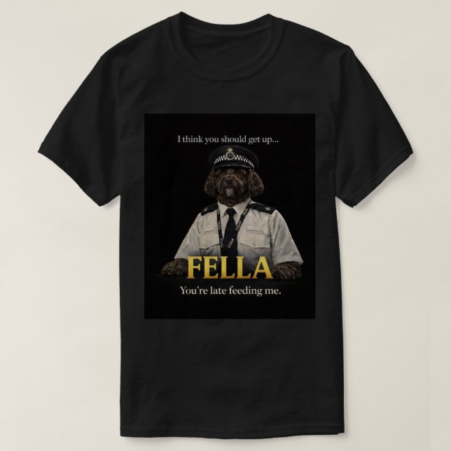 Cockapoo Polis Fella Tröja | Roligt Present till H (Design framsida)