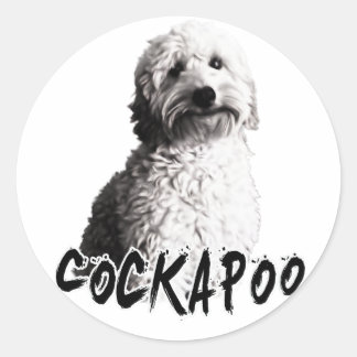 Cockapoo Runt Klistermärke