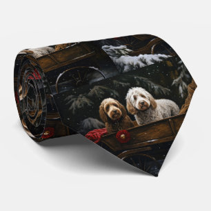 Cockapoo Snowy Sleigh-juldekretet Slips