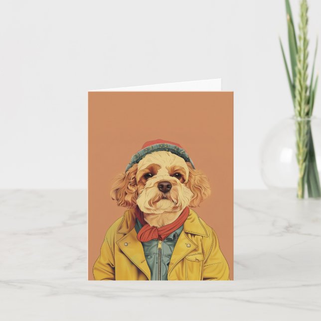 Cockapoo Tack Kort (Framsida)