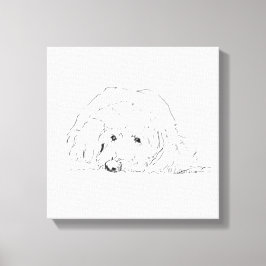 Cockapoo Valp Affisch, Presentidéer för Hundälskar Canvastryck