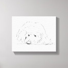 Cockapoo Valp Affisch, Presentidéer för hundälskar Canvastryck