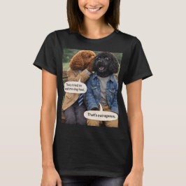Cockapoo Whisper Shirt | Funny Dog gossiping Gift T