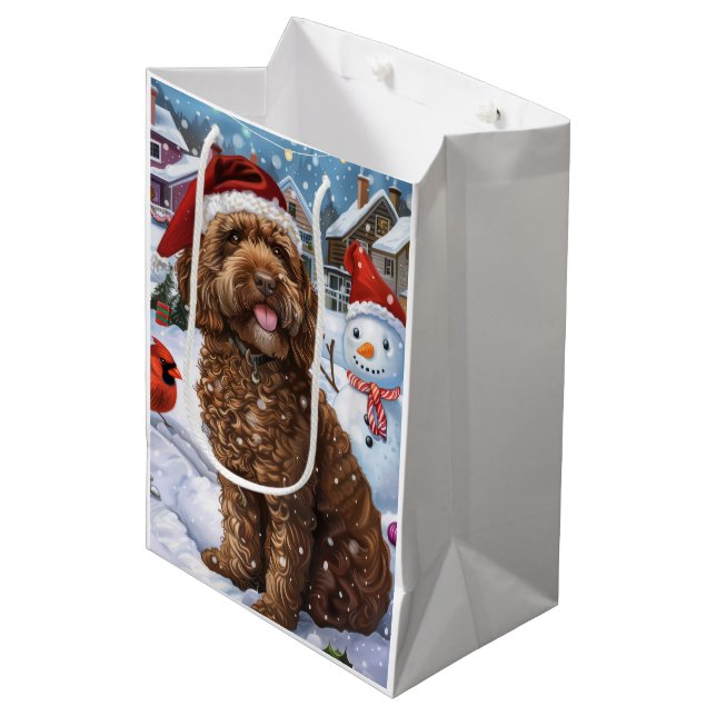 Cockapoo Winter Wonderland jul Joy (Framsidan Vinklad)