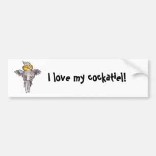 Cockatiel Bildekal