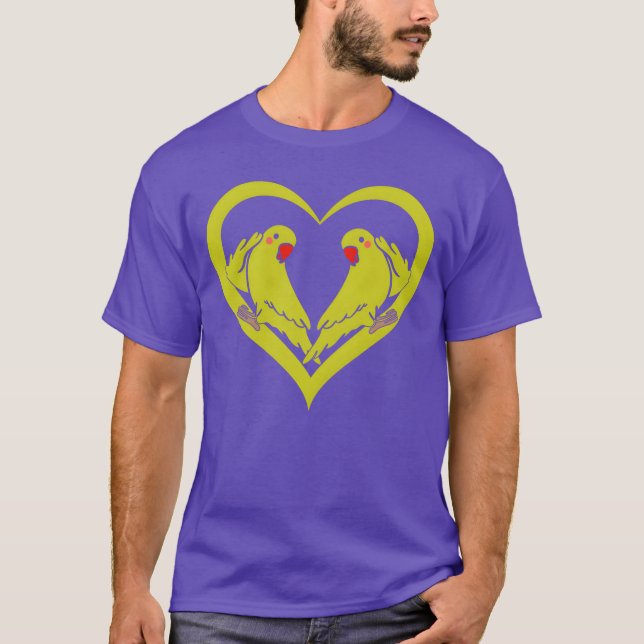 Cockatiel Bird Älskare Parrot Bird Älskare Parrot  T Shirt (Framsida)