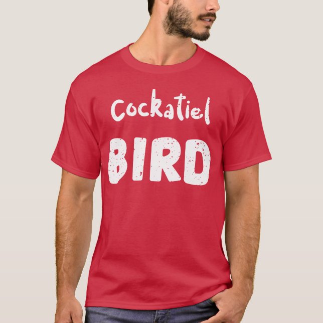 Cockatiel Bird Halloween T Shirt (Framsida)