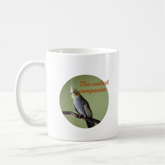 Cockatiel bird mug kaffemugg