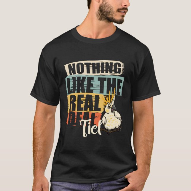 Cockatiel Bird Parrot Bird Watching Ornitholog T Shirt (Framsida)