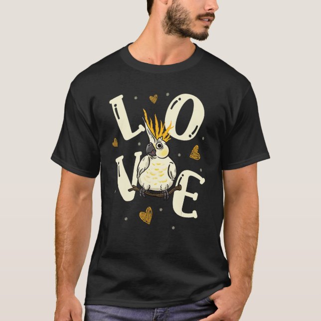 Cockatiel  Bird Parrot Bird Watching Ornithologist T Shirt (Framsida)