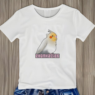 Cockatiel Chonky Birb Meme Cute Funny Pet Bird T Shirt