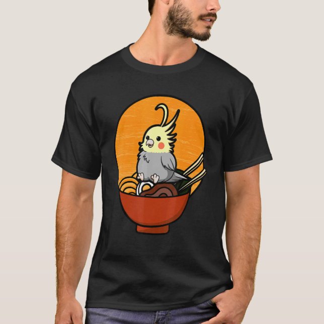 Cockatiel Cockatoo Lutino Quarrion Weiro Bird Parr T Shirt (Framsida)