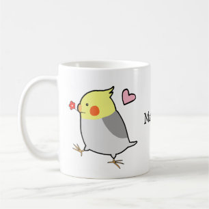 Cockatiel Custom Name Cockatoo Parrot Budgie Kaffemugg