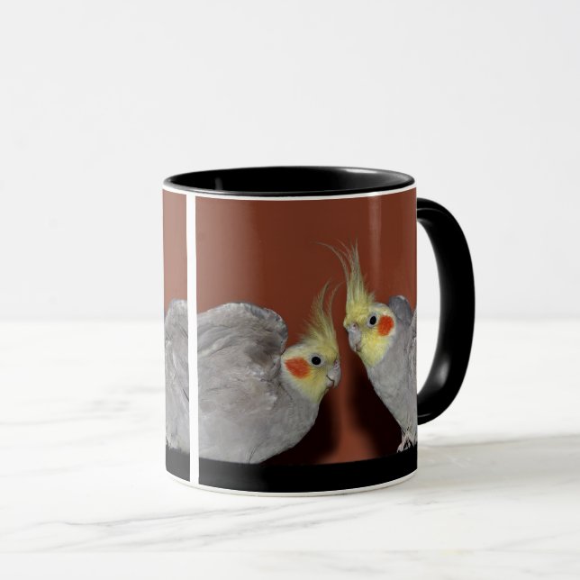 Cockatiel Duo Mugg (Framsida höger)